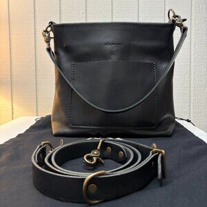 Range Leather Kennedy Crossbody - Black